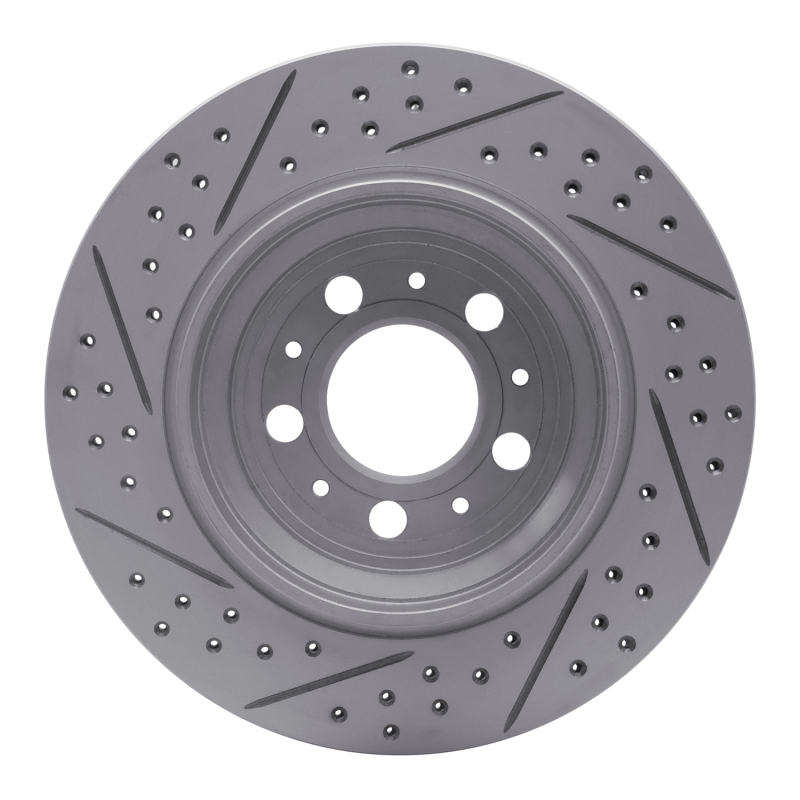 Volvo Xc90 Brake Rotor (1) - Rear Right - DFC - Drilled & Slotted Geoperformance - `03-`14