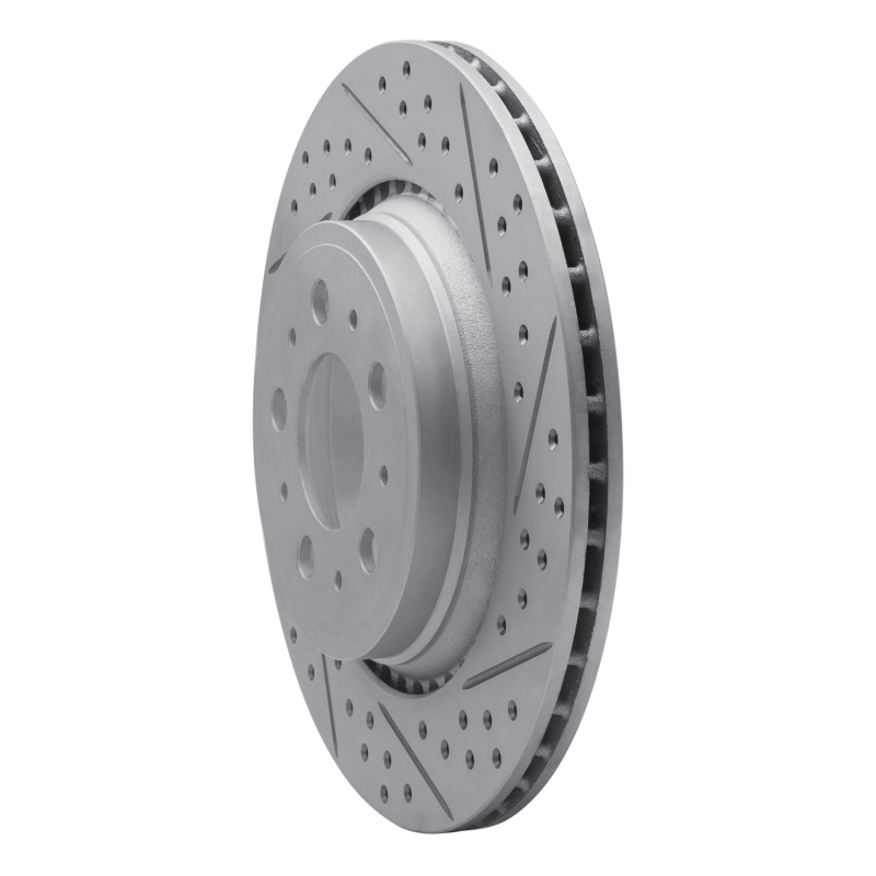 Volvo Xc90 Brake Rotor (1) - Rear Right - DFC - Drilled & Slotted Geoperformance - `03-`14