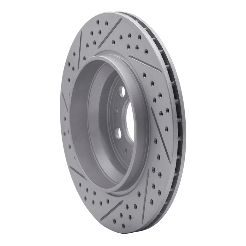 Volvo Xc90 Brake Rotor (1) - Rear Right - DFC - Drilled & Slotted Geoperformance - `03-`14