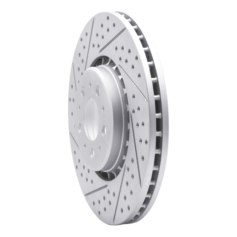 Volvo Xc90 Brake Rotor (1) - Front Left - DFC - Drilled & Slotted Geoperformance - `03-`09