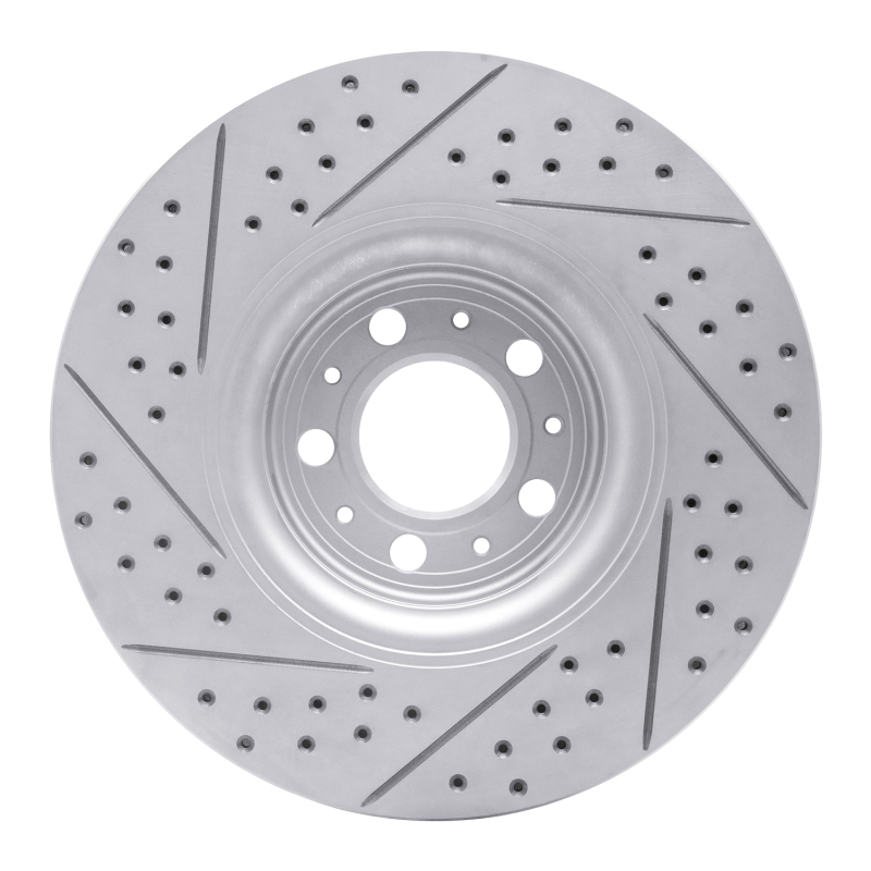 Volvo XC90 Brake Rotor (1) - Front Right - DFC - Drilled & Slotted Geoperformance - `03-`09