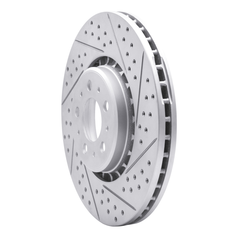 Volvo XC90 Brake Rotor (1) - Front Right - DFC - Drilled & Slotted Geoperformance - `03-`09