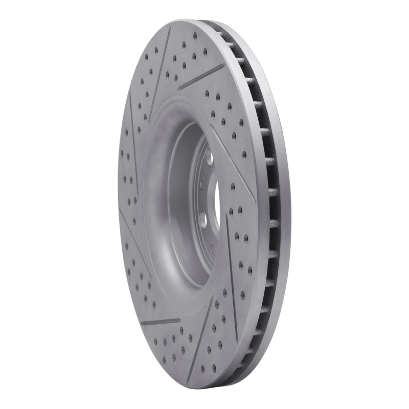 Volvo XC90 Brake Rotor (1) - Front Right - DFC - Drilled & Slotted Geoperformance - `03-`09
