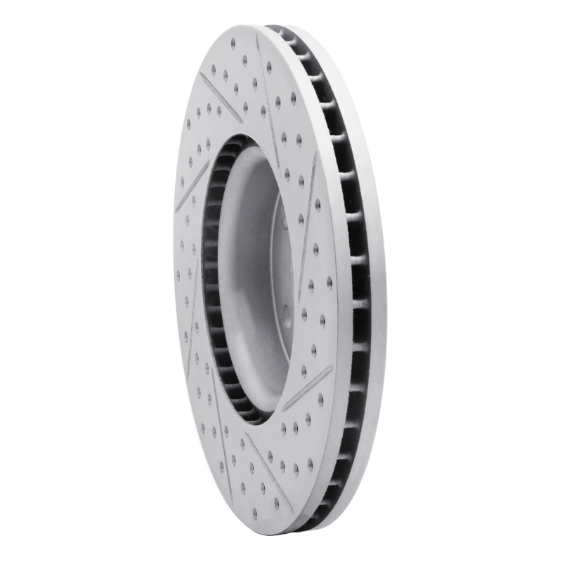 Land Rover Range Rover Evoque Brake Rotor (1) - Front Left - DFC - Geoperformance Rotor - Drilled & Slotted - `07-`18