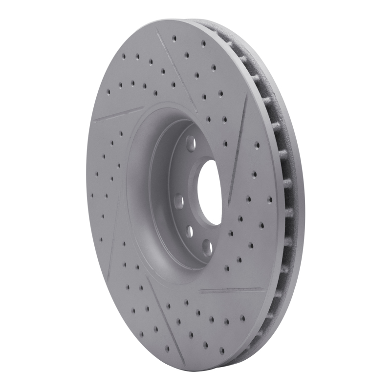 Volvo XC60 Brake Rotor (1) - Front Left - DFC - Geoperformance Drilled & Slotted - `10-`16