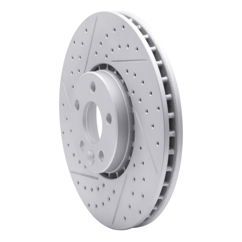 Volvo XC60 Brake Rotor (1) - Front Left - DFC - Geoperformance Drilled & Slotted - `10-`16