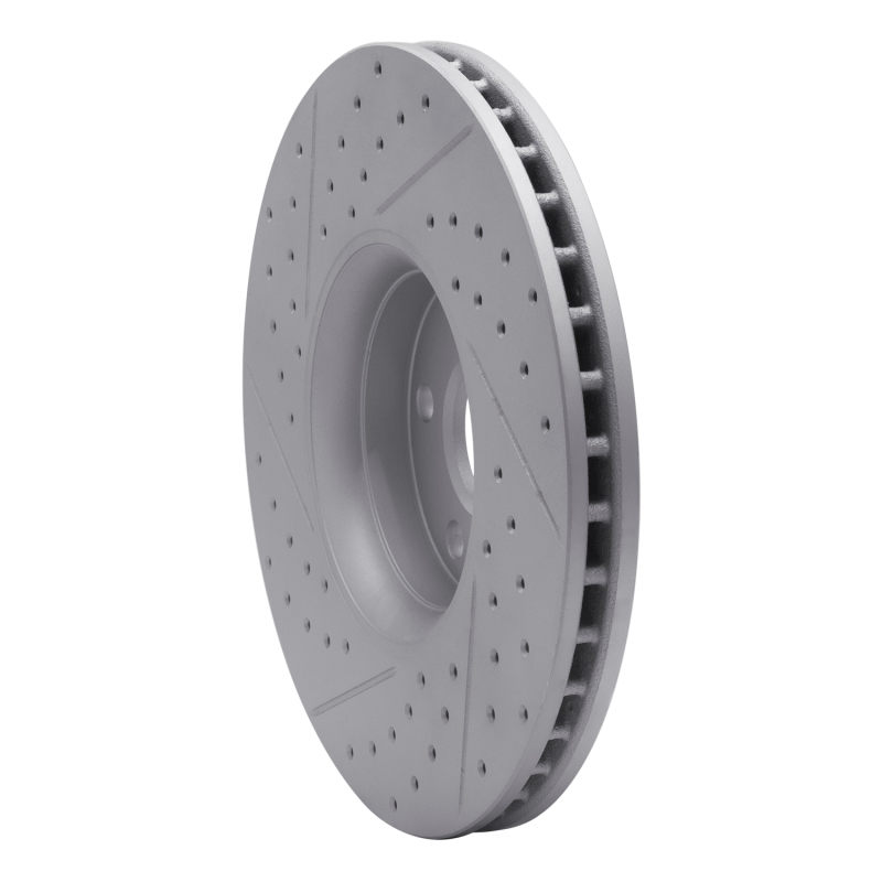 Volvo Xc60 Brake Rotor (1) - Front Right - DFC - Drilled & Slotted Geoperformance - `10-`16