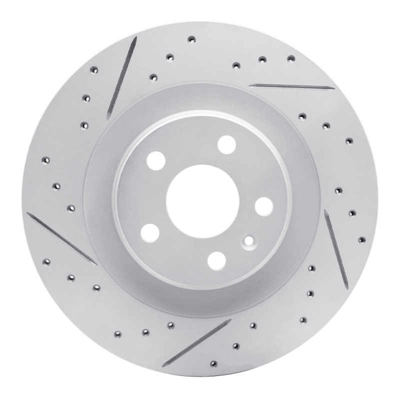 Volvo Xc60 Brake Rotor (1) - Rear Left - DFC - Drilled & Slotted Geoperformance - `16-`26