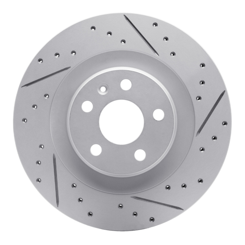 Volvo V90 Brake Rotor (1) - Rear Right - DFC - Drilled & Slotted Geoperf - `16-`26 Volvo V90 Brake Rotor (1) - Rear Right - DFC - Drilled & Slotted Geoperf - `16-`26