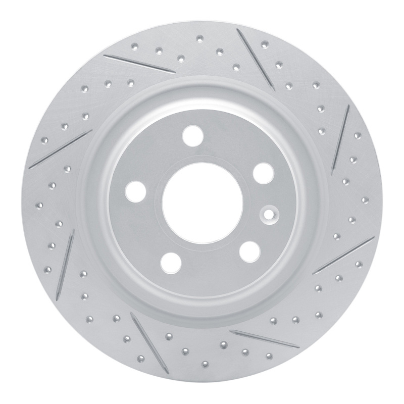 Volvo XC40 Brake Rotor (1) - Rear Right - DFC - Drilled & Slotted Geoperformance - `19-`25