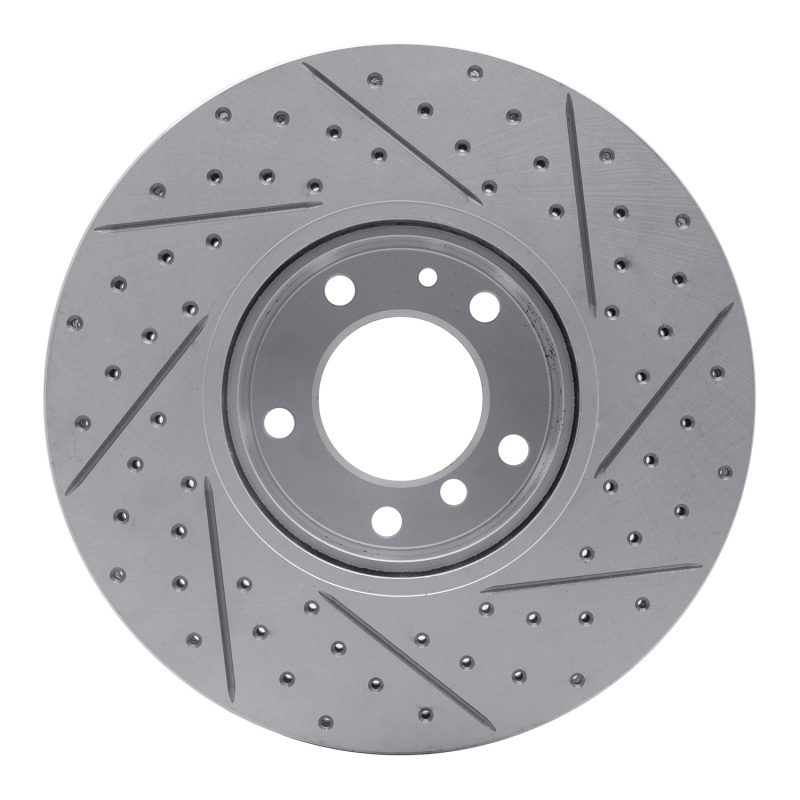 BMW 540I Brake Rotor (1) - Front Left - DFC - Geoperformance Rotor - Drilled & Slotted - `91-`01