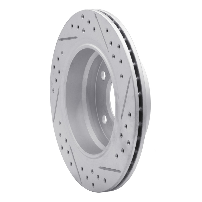 BMW 323i Brake Rotor (1) - Rear Left - DFC - Drilled & Slotted Geoperformance - `96-`05