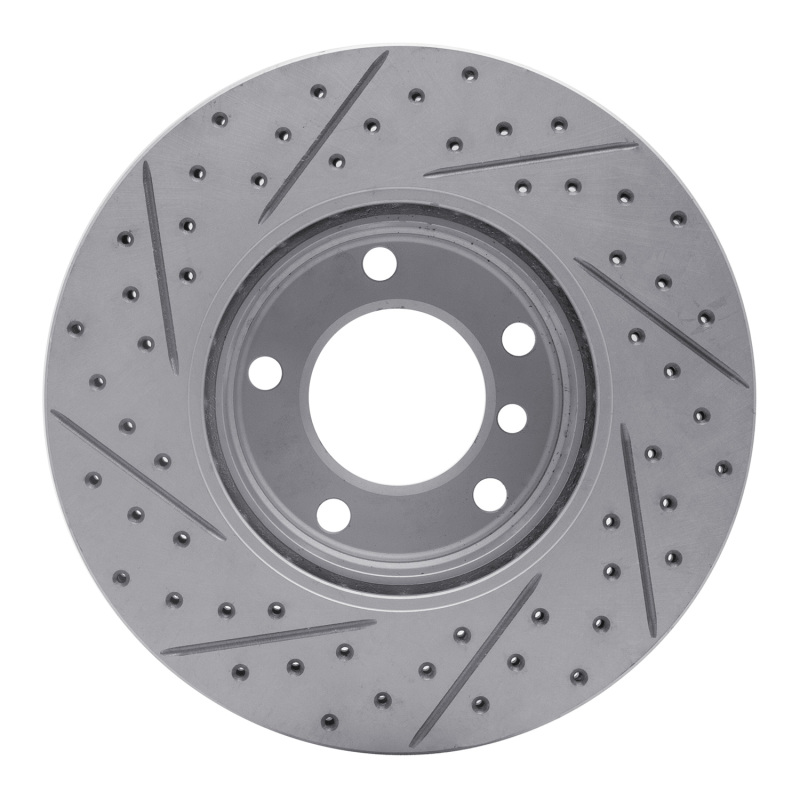 BMW 528I Brake Rotor (1) - Front Left - DFC - Drilled & Slotted Geoperformance - `96-`03