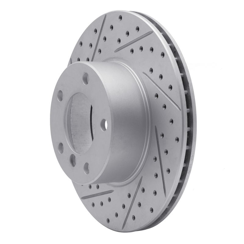 BMW 525I Brake Rotor (1) - Front Right - DFC - Drilled & Slotted Geoperformance - `96-`03
