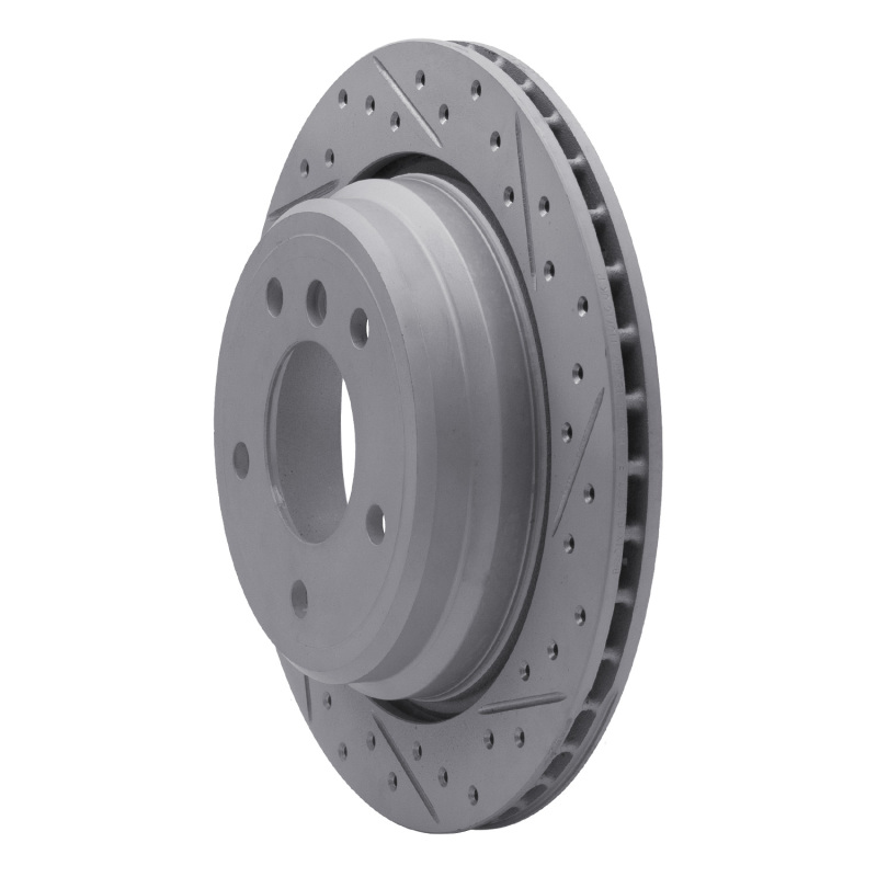 BMW 530I Brake Rotor (1) - Rear Right - DFC - Drilled & Slotted Geoperformance - `96-`03