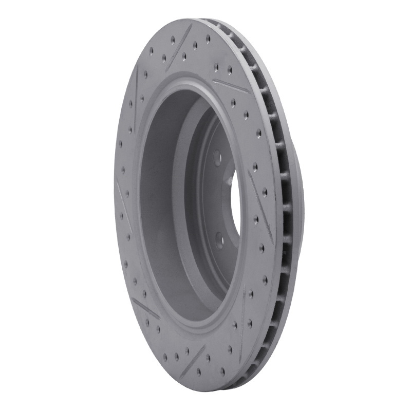 BMW 530I Brake Rotor (1) - Rear Right - DFC - Drilled & Slotted Geoperformance - `96-`03