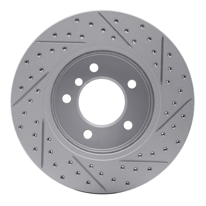 BMW Z4 Brake Rotor (1) - Front Left - DFC - Drilled & Slotted Geoperformance - `99-`08