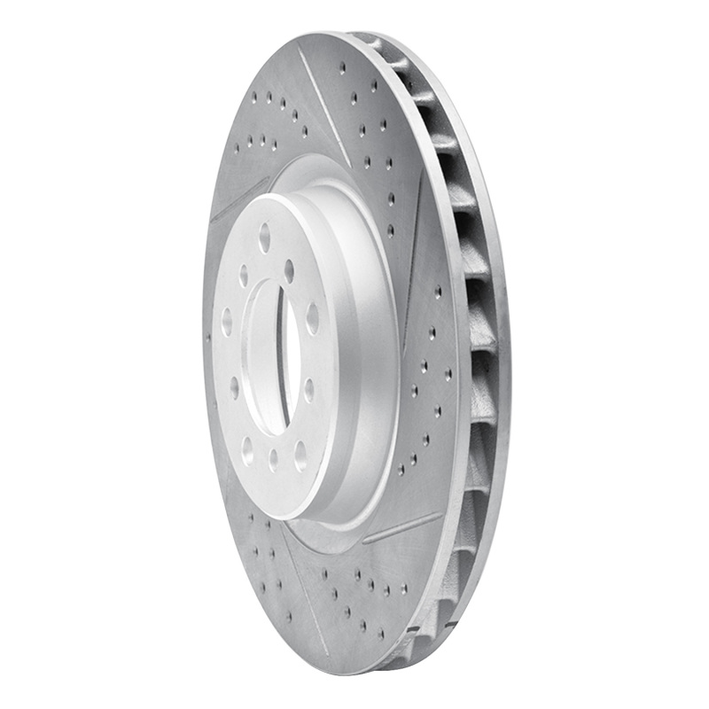 BMW M3 Brake Rotor (1) - Front Left - DFC - Geoperformance Drilled & Slotted - `01-`06