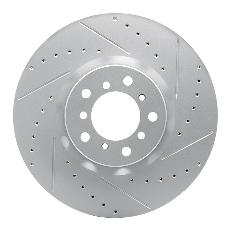 BMW M5 Brake Rotor (1) - Front Left - DFC - Geoperformance, Drilled & Slotted - `00-`03