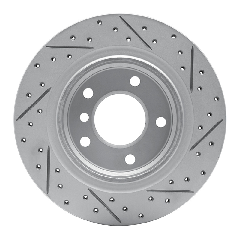 BMW Z4 Brake Rotor (1) - Rear Left - DFC - Drilled & Slotted Geoperformance - `03-`08