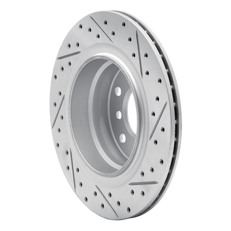 BMW Z4 Brake Rotor (1) - Rear Left - DFC - Drilled & Slotted Geoperformance - `03-`08