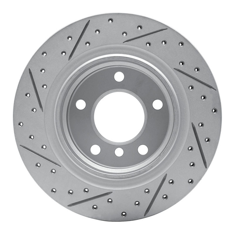 BMW Z4 Brake Rotor (1) - Rear Right - DFC - Geoperformance Drilled & Slotted - `03-`08