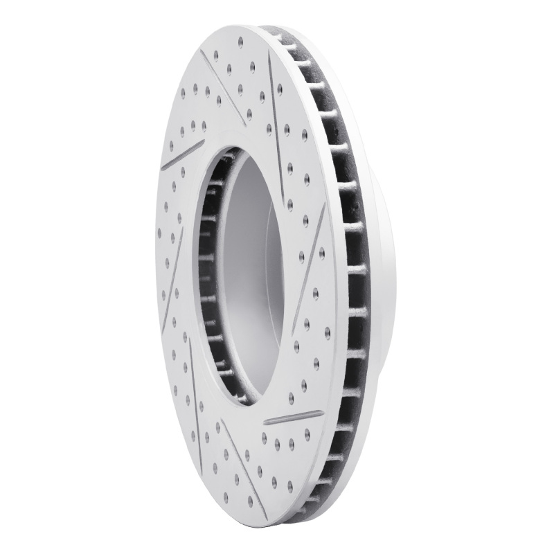 BMW 528i Xdrive Brake Rotor (1) - Front Left - DFC - Drilled & Slotted Geoperformance - `04-`10