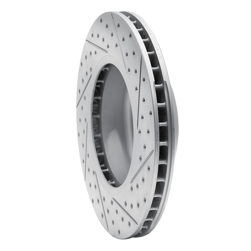 BMW 645Ci Brake Rotor (1) - Front Left - DFC - Drilled & Slotted Geoperformance - `04-`10