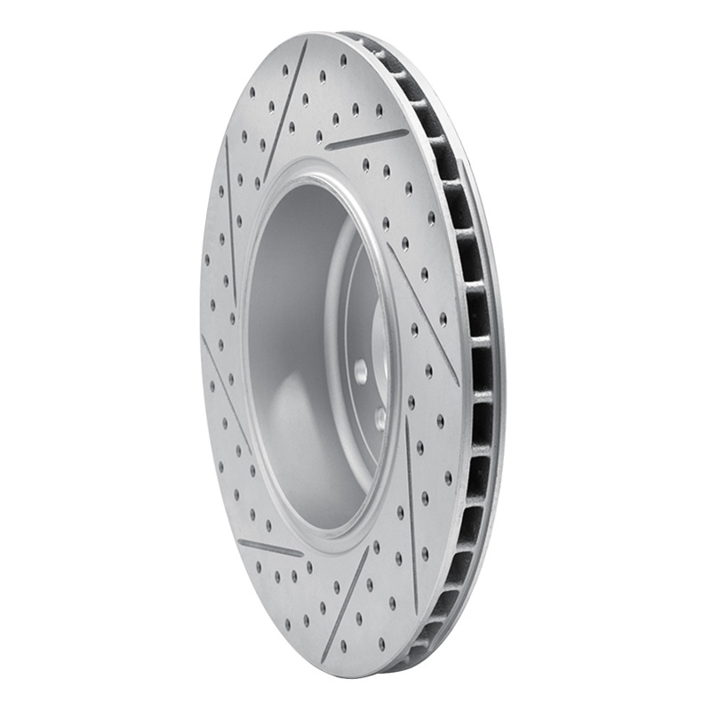 BMW 535I Brake Rotor (1) - Rear Right - DFC - Drilled & Slotted Geoperformance - `04-`10