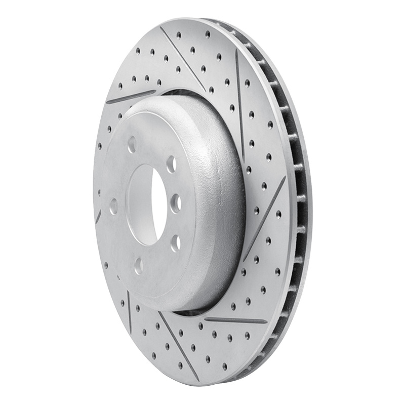 BMW 535I Brake Rotor (1) - Rear Right - DFC - Drilled & Slotted Geoperformance - `04-`10