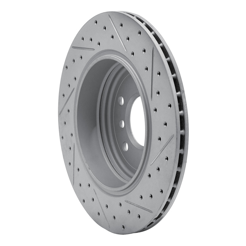 BMW 525I Brake Rotor (1) - Rear Left - DFC - Drilled & Slotted Geoperformance - `04-`10
