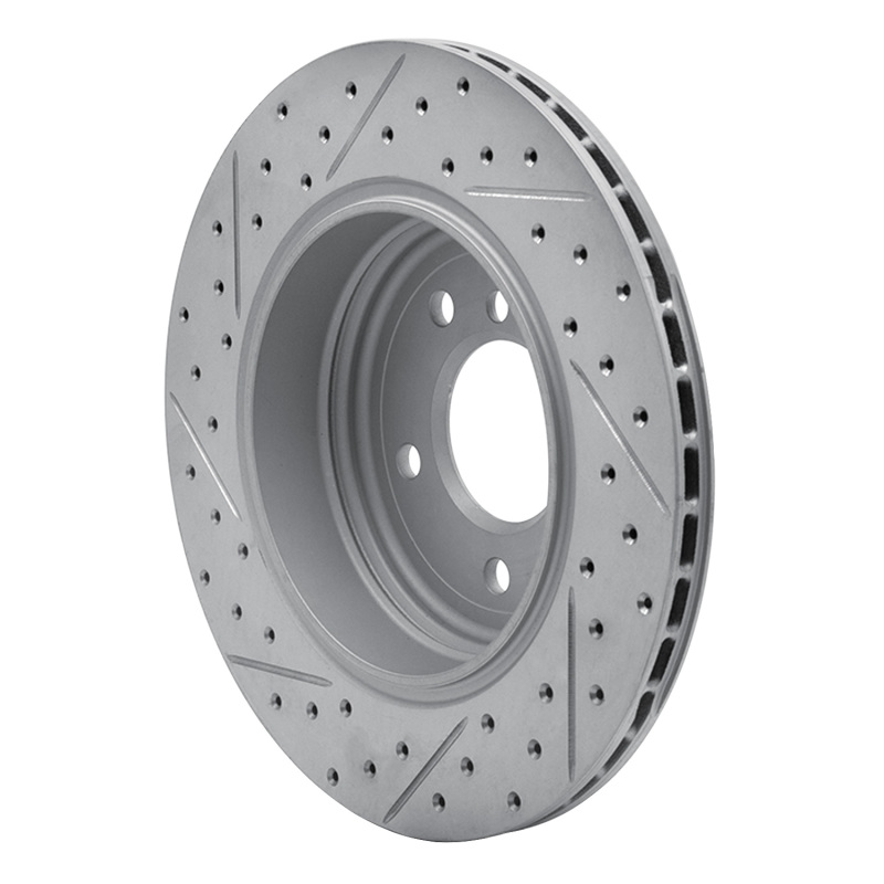 BMW 528I Brake Rotor (1) - Rear Right - DFC - Drilled & Slotted Geoperformance - `04-`10