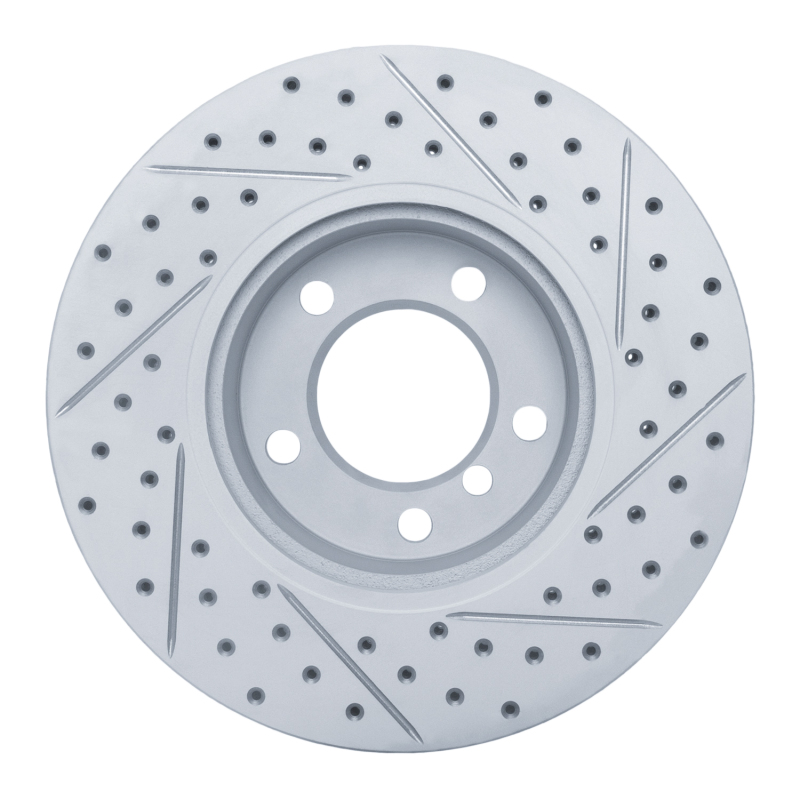 BMW 128I Brake Rotor (1) - Front Left - DFC - Geoperformance Drilled & Slotted - `06-`13