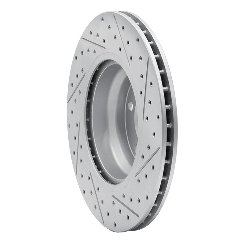 BMW X1 Brake Rotor (1) - Front Left - DFC - Geoperformance Drilled & Slotted - `06-`12