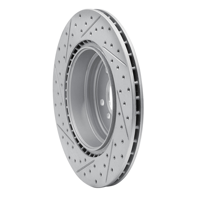 BMW 330i Brake Rotor (1) - Rear Right - DFC - Geoperformance Rotors - Drilled & Slotted - `06-`15