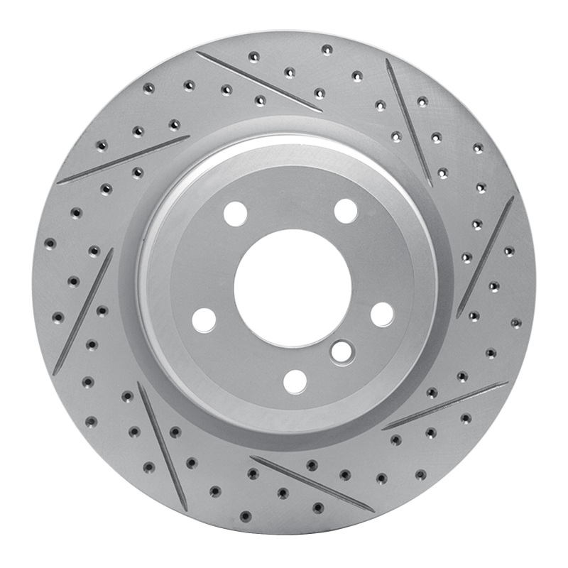 BMW 330i Brake Rotor (1) - Rear Right - DFC - Geoperformance Rotors - Drilled & Slotted - `06-`15