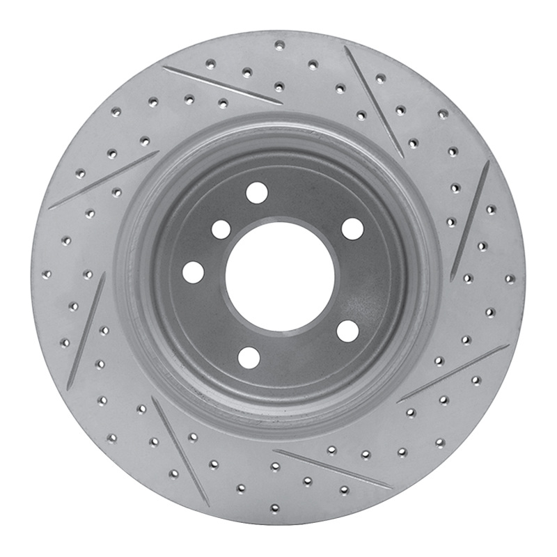 BMW 535Xi Brake Rotor (1) - Rear Left - DFC - Drilled & Slotted Geoperformance - `06-`10