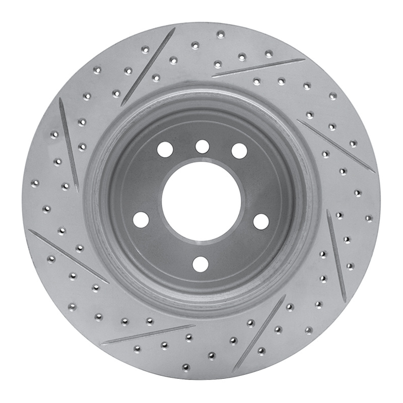 BMW 530Xi Brake Rotor (1) - Rear Right - DFC - Drilled & Slotted Geoperformance - `06-`10