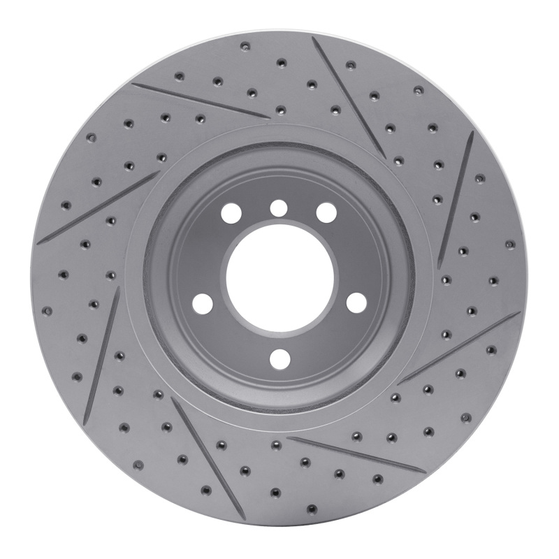 BMW 335D Brake Rotor (1) - Front Left - DFC - Geoperformance Drilled & Slotted - `07-`15