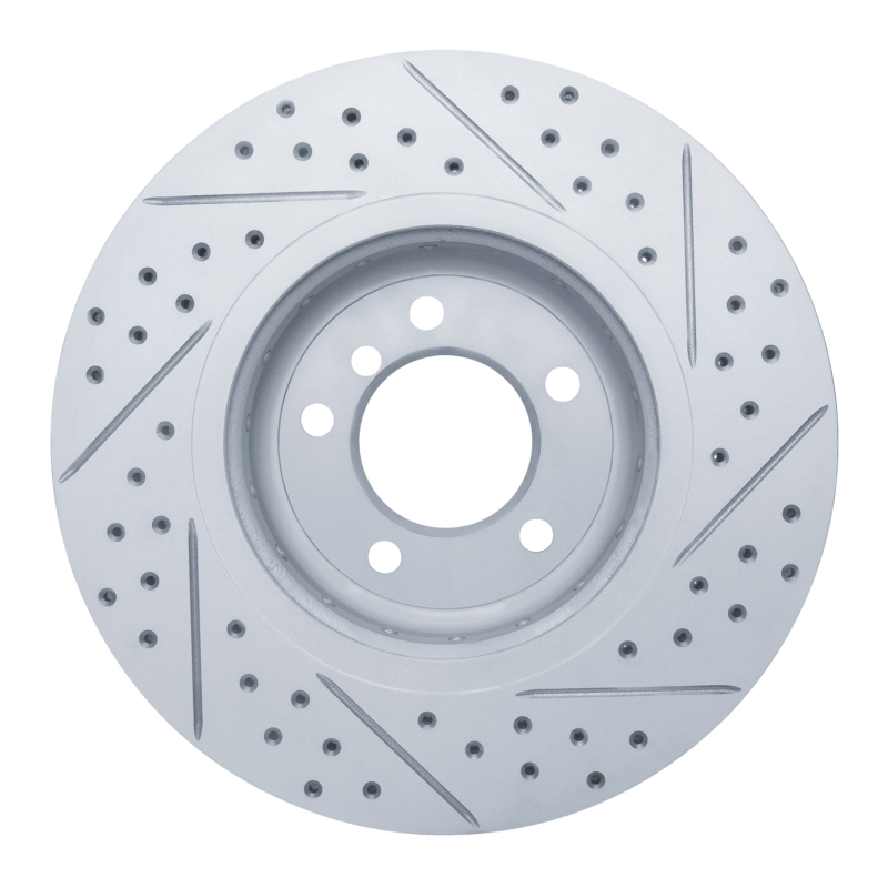 BMW Z4 Brake Rotor (1) - Front Left - DFC - Drilled & Slotted Geoperformance - `09-`16