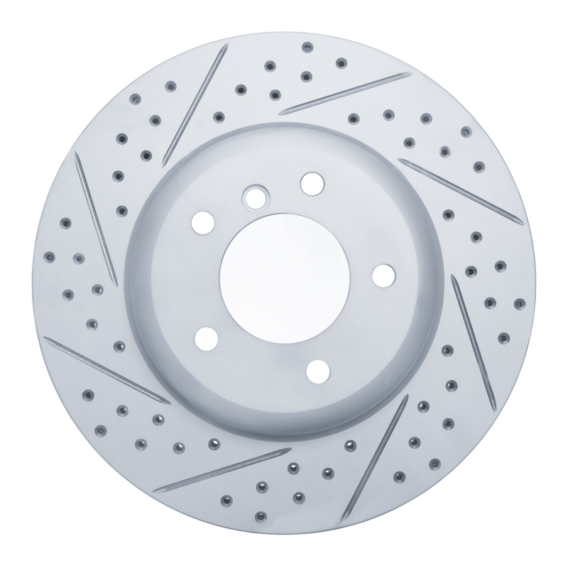 BMW Z4 Brake Rotor (1) - Front Left - DFC - Drilled & Slotted Geoperformance - `09-`16