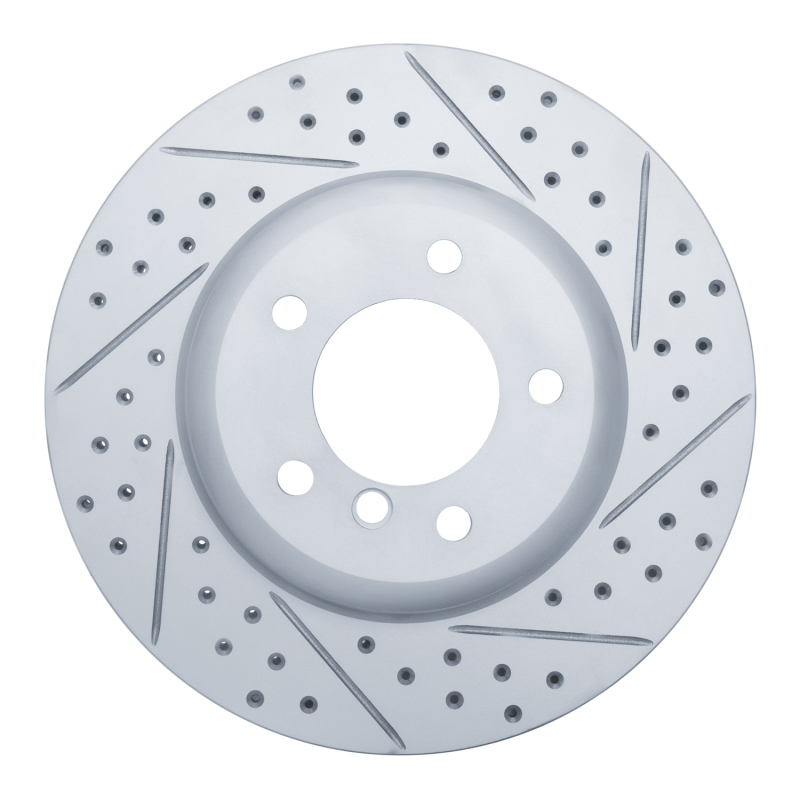BMW Z4 Brake Rotor (1) - Front Right - DFC - Geoperformance Drilled & Slotted - `09-`16