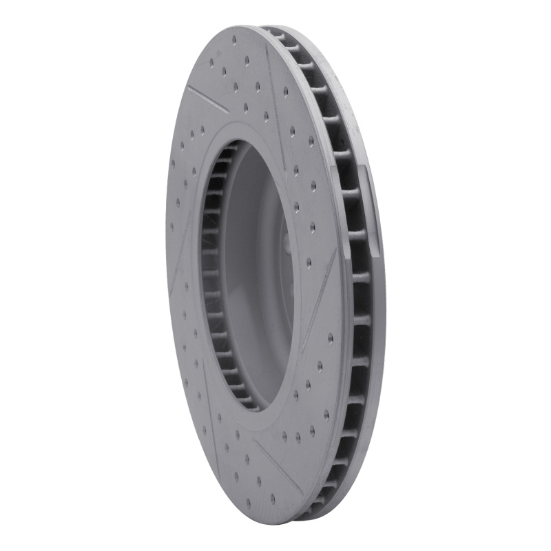 BMW ActiveHybrid 5 Brake Rotor (1) - Front Left - DFC - Geoperformance Drilled & Slotted - `11-`19
