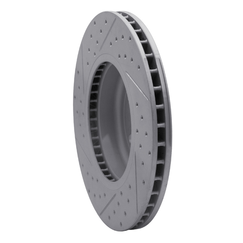 BMW ActiveHybrid 5 Brake Rotor (1) - Front Right - DFC - Drilled & Slotted Geoperformance - `11-`19