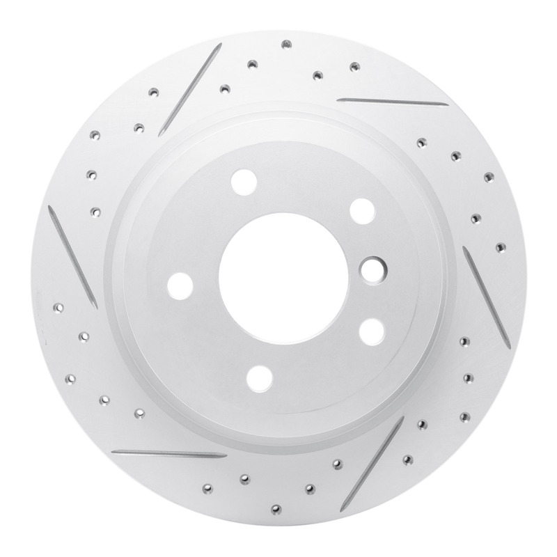 BMW Z4 Brake Rotor (1) - Rear Left - DFC - Drilled & Slotted Geoperformance - `09-`16