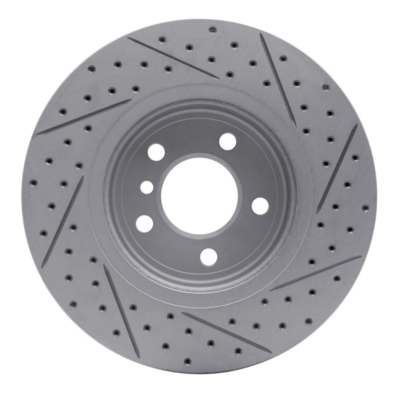 BMW 528I Brake Rotor (1) - Front Left - DFC - Geoperformance Rotors - Drilled & Slotted - `11-`16