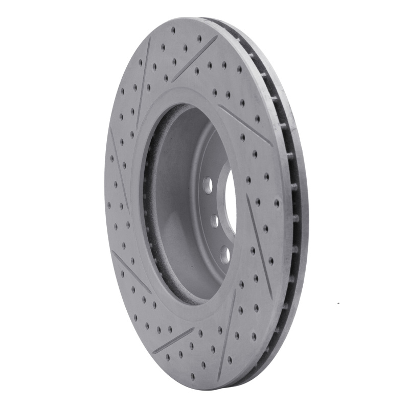 BMW 528I Brake Rotor (1) - Front Right - DFC - Drilled & Slotted Geoperformance - `11-`16
