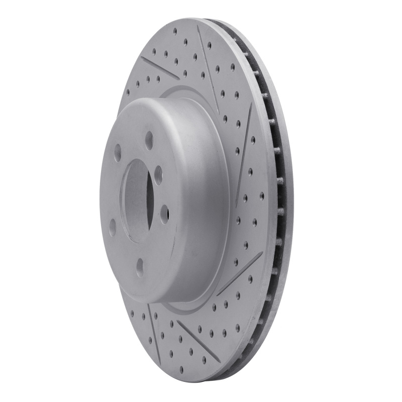 BMW 528I Brake Rotor (1) - Front Right - DFC - Drilled & Slotted Geoperformance - `11-`16