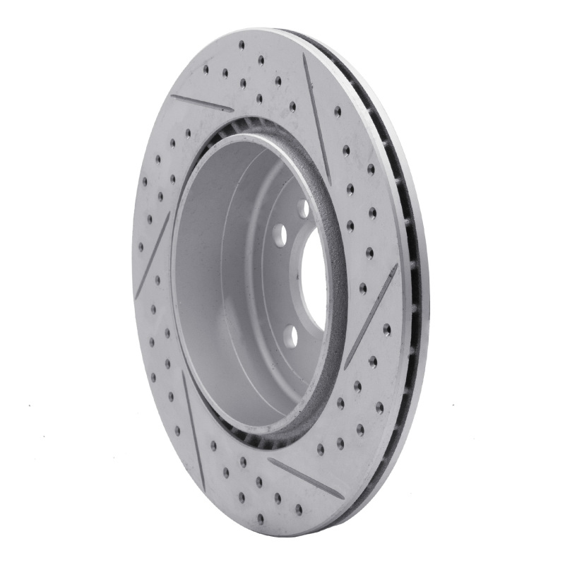 BMW 535i xDrive Brake Rotor (1) - Rear Left - DFC - Drilled & Slotted Geoperformance - `11-`16