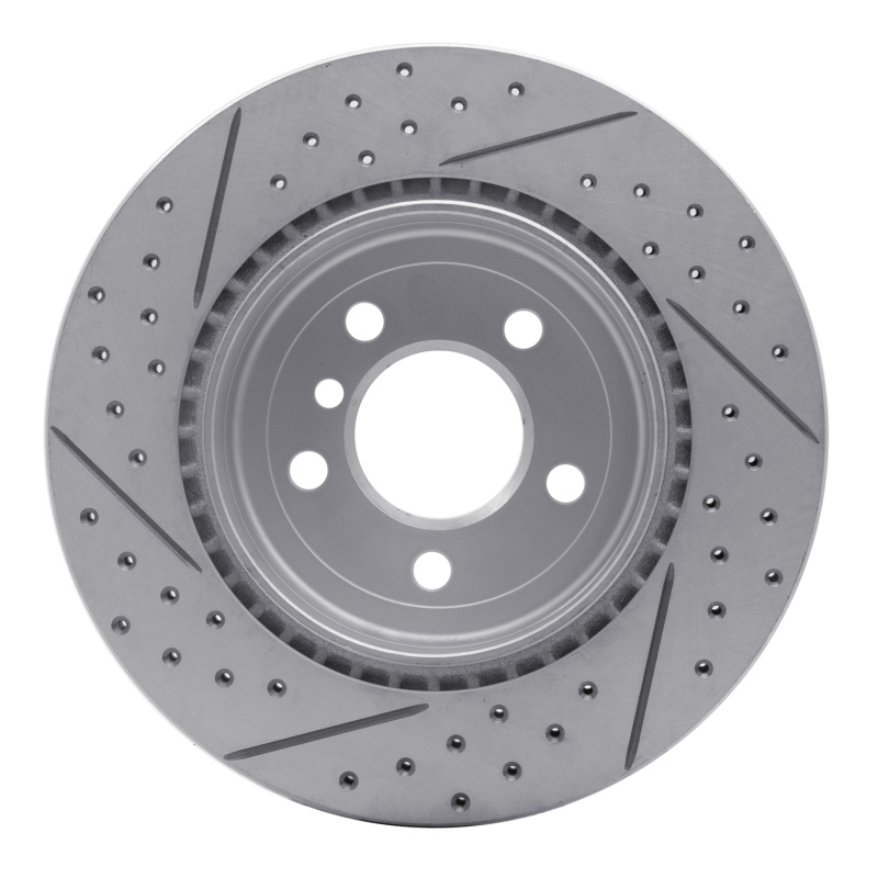 BMW 535d xDrive Brake Rotor (1) - Rear Right - DFC - Drilled & Slotted Geoperformance - `11-`16